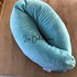 Coussin d'allaitement rechargeable avec housse microéponge - TURQUOISE