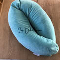 Coussin d'allaitement rechargeable avec housse microéponge - TURQUOISE