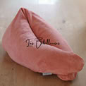 Coussin d'allaitement rechargeable avec housse microéponge - MARSALA