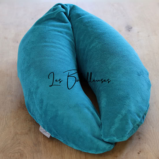 Coussin d'allaitement rechargeable avec housse microéponge - PAON