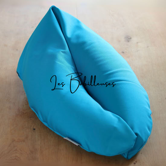 Coussin d'allaitement Outdoor rechargeable avec housse dralon - TURQUOISE
