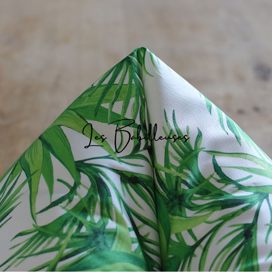 Coussin d'allaitement Outdoor rechargeable avec housse dralon - PALMIER