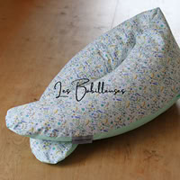Coussin d'allaitement rechargeable avec housse coton - JASMIN