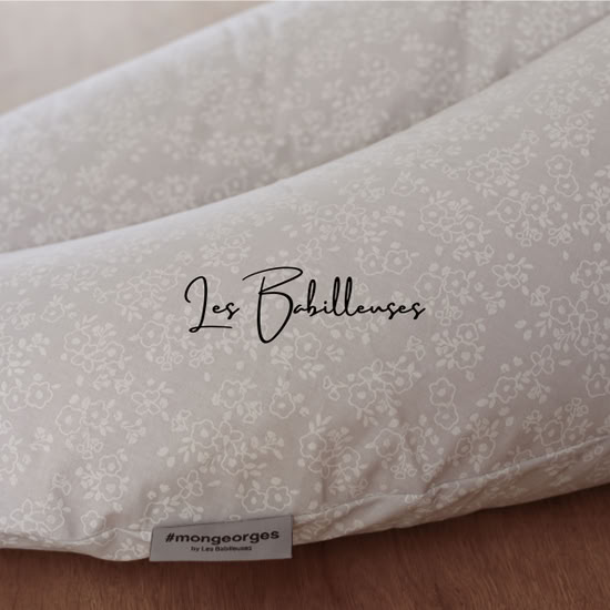 Coussin d'allaitement rechargeable avec housse coton - LYS