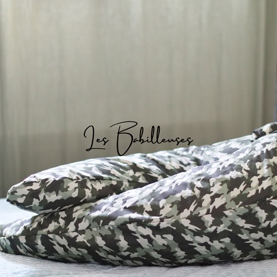 Coussin d'allaitement rechargeable avec housse coton - JO