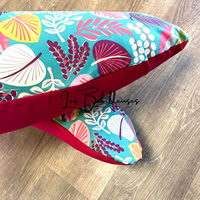 Coussin d'allaitement rechargeable avec housse coton - RED JUNGLE