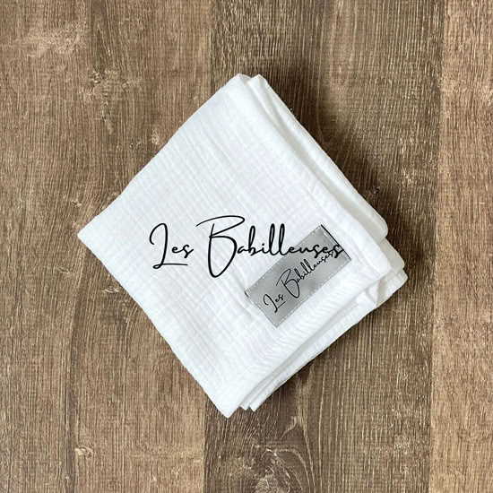 Lange gaze de coton 60x60 - BLANC
