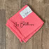 Lange gaze de coton 60x60 - CORAIL