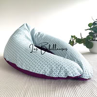 Coussin d’allaitement rechargeable avec housse coton – VIOLETTE