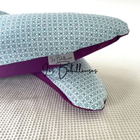 Coussin d’allaitement rechargeable avec housse coton – VIOLETTE