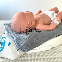 Housse microéponge pèse-bébé - ANTHRACITE