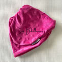 FUCHSIA A ETOILES - Housse Lecture Minky