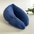 Coussin d'allaitement rechargeable avec housse microéponge - INDIGO