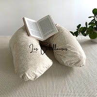Coussin de lecture rechargeable avec housse coton - MARGIE