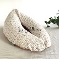 Coussin d'allaitement rechargeable avec housse coton - MITZUKO