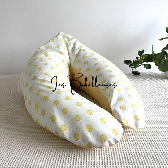 Coussin d'allaitement rechargeable avec housse coton - SUNNY