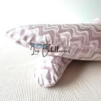 Coussin d'allaitement Douceur rechargeable avec housse Minky - CHAMPAGNE WAVE
