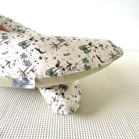 Coussins D'allaitement Mamas & Papas Housse De Coussin D'Allaitement Naturelle - 100% Coton Bio - Collection Seedling Housse Lavable Coton Bio Mamas Papas 143cm