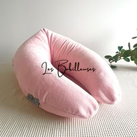 Coussin d'allaitement rechargeable avec housse microéponge - ROSE