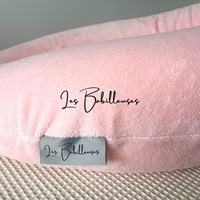 Coussin d'allaitement rechargeable avec housse microéponge - ROSE