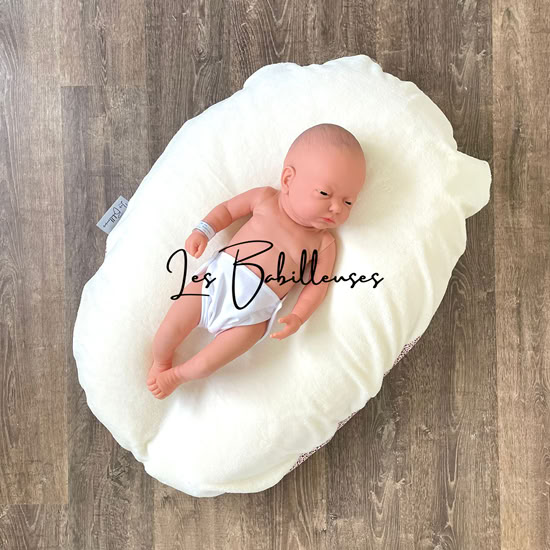 Coussin d'allaitement Cocoon rechargeable avec housse micro-éponge - CAMILLE