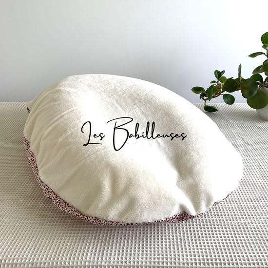 Coussin d'allaitement Cocoon rechargeable avec housse micro-éponge - CAMILLE