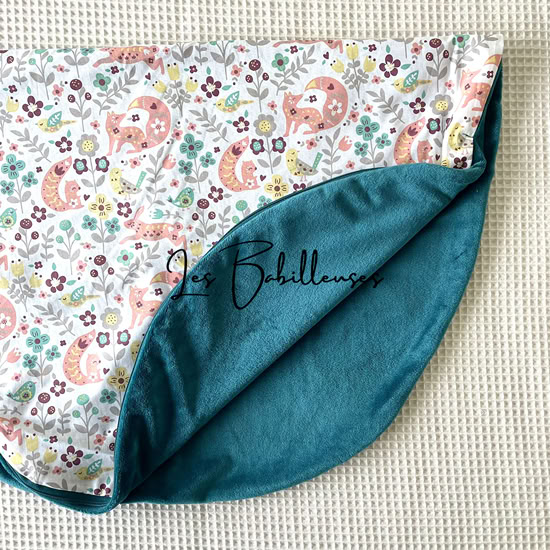 Coussin d'allaitement Cocoon rechargeable avec housse Minky - NOE