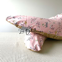 Coussin d'allaitement rechargeable avec housse coton - LOLITA