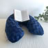 Coussin de lecture rechargeable et housse minky - MARINE WAVE
