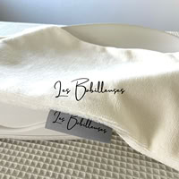 Housse microéponge pèse-bébé - BLANC - Imparfaite