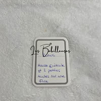 Housse microéponge pèse-bébé - BLANC - Imparfaite