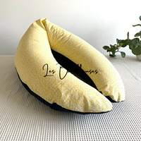 Coussin d'allaitement rechargeable avec housse coton - CLEMENCE