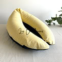 Coussin d'allaitement rechargeable avec housse coton - CLEMENCE