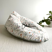 Coussin d'allaitement rechargeable avec housse coton - SILVANA