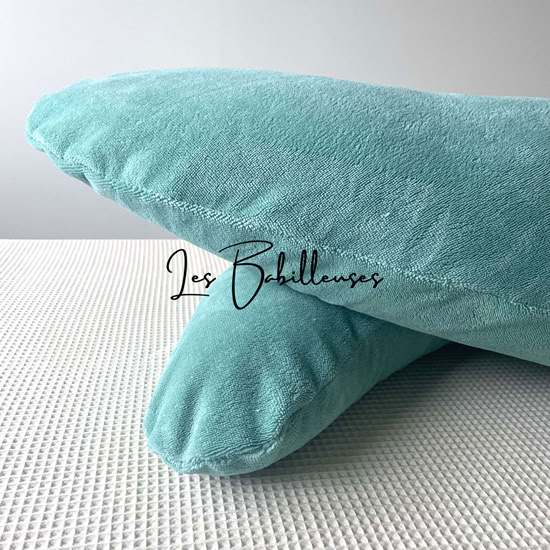 Coussin d'allaitement rechargeable avec housse microéponge - AVENTURINE