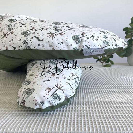 Coussin d'allaitement rechargeable avec housse coton - SAVANNAH
