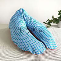 Coussin d'allaitement rechargeable avec housse coton - SANTORIN