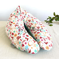 Coussin d'allaitement rechargeable avec housse coton - LORELEI
