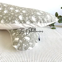 Coussin d'allaitement rechargeable avec housse coton - INDIA