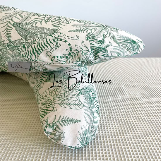 Coussin d'allaitement rechargeable avec housse canvas - RAJAN