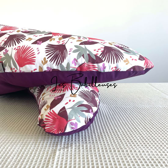 Coussin d'allaitement rechargeable avec housse coton - CALENDULA