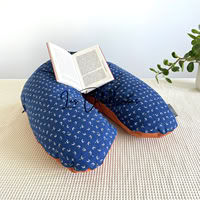 Coussin de lecture rechargeable avec housse coton - ANEMONE