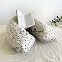 Coussin de lecture rechargeable et housse microéponge et coton - TOTEM