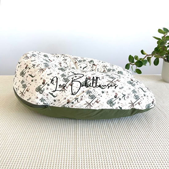 Coussin de lecture rechargeable avec housse coton - SAVANNAH