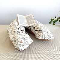Coussin de lecture rechargeable avec housse coton - SILVANA
