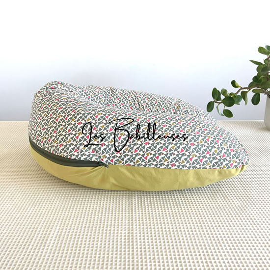 Coussin de lecture rechargeable avec housse coton - TIPI