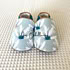 Chaussons souples pour bébé taille 9-18 mois – NUNE biais camel