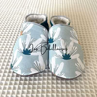 Chaussons souples pour bébé taille 9-18 mois – NUNE biais gris