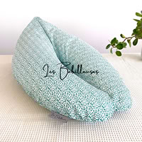 Coussin d'allaitement rechargeable avec housse coton - ELISE