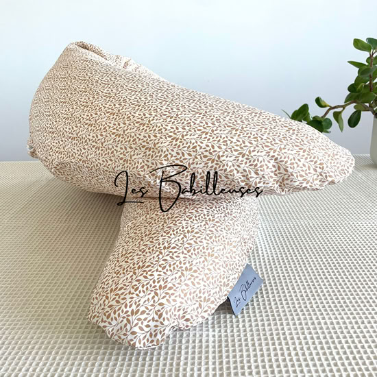 Coussin d'allaitement rechargeable avec housse coton - CARMELO